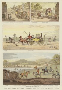Old Fashioned Sporting Pictures, and the Road in the Byegone Days by Thomas Rowlandson